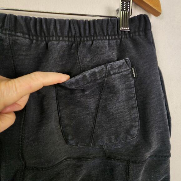 Supreme Patchwork Sweat Pants FW20 Men's SZ M Black - Picture 9 of 16